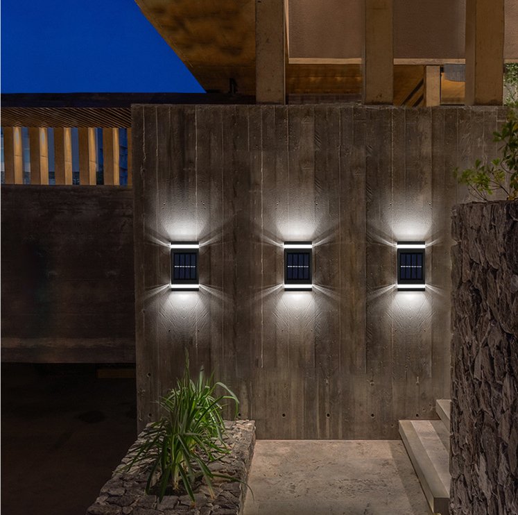 Wireless Solar Wall Lamp LED Outdoor Garden Light Bright