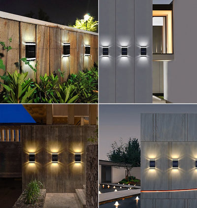 Wireless Solar Wall Lamp LED Outdoor Garden Light Bright