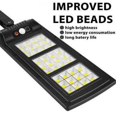 Mintiml LED Solar Street Light With Remote Control Outdoor Lighting