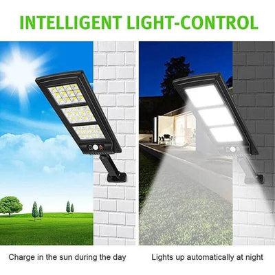 Mintiml LED Solar Street Light With Remote Control Outdoor Lighting