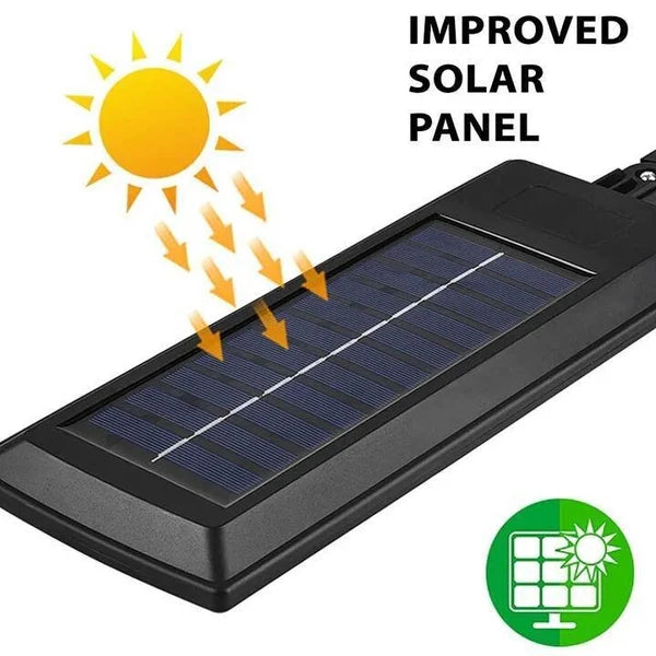 Mintiml LED Solar Street Light With Remote Control Outdoor Lighting