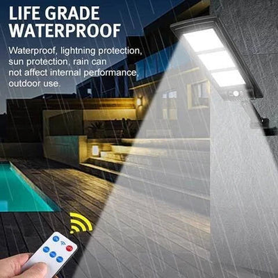 Mintiml LED Solar Street Light With Remote Control Outdoor Lighting