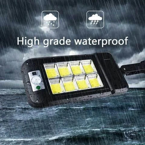 Mintiml LED Solar Street Light With Remote Control Outdoor Lighting