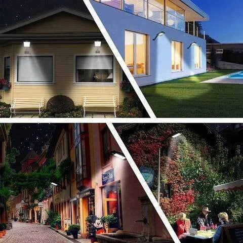Mintiml LED Solar Street Light With Remote Control Outdoor Lighting