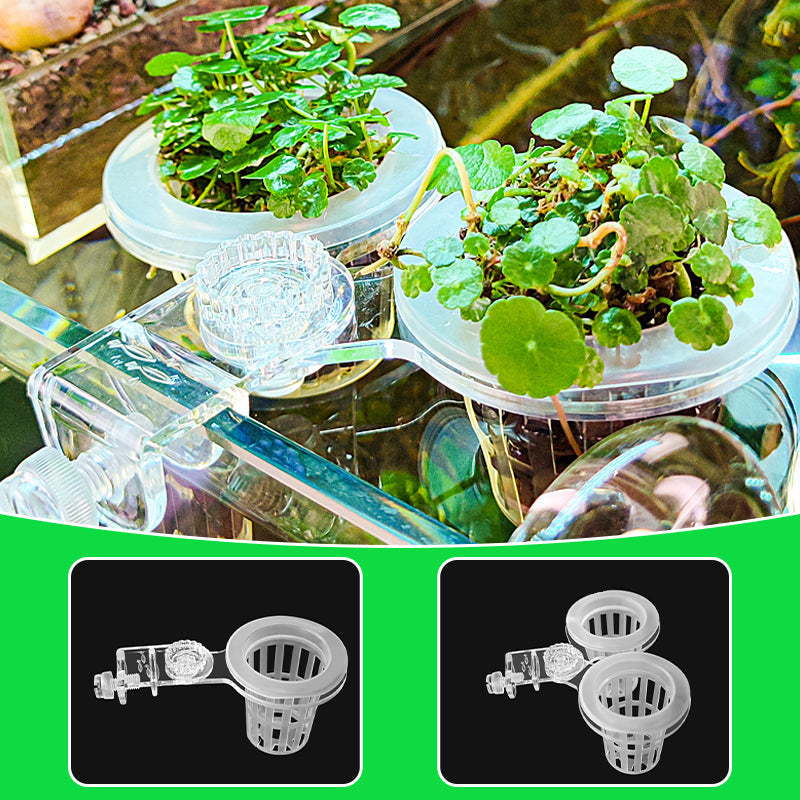 Multi-use Transparent Hydroponic Plant Basket For Growing