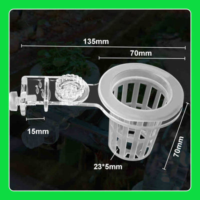 Multi-use Transparent Hydroponic Plant Basket For Growing