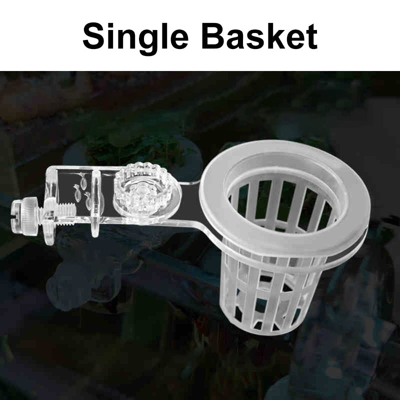 Multi-use Transparent Hydroponic Plant Basket For Growing