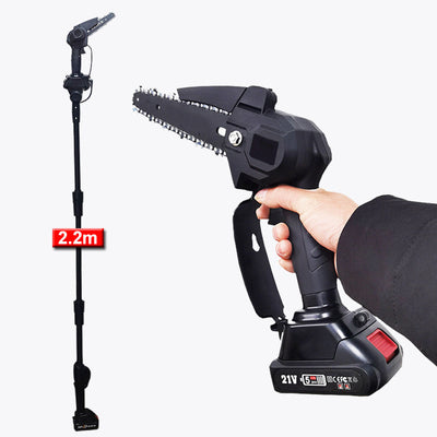 Cordless Pole Saw With Mini Chainsaw Function For Easy Pruning