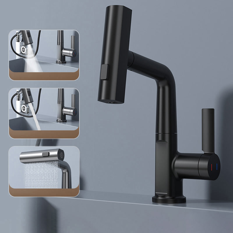 Pull-out Kitchen Faucet With Digital Display And Adjustable Lift