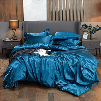 25 Momme Mulberry Silk Bedding Set Luxury Soft 4 Piece