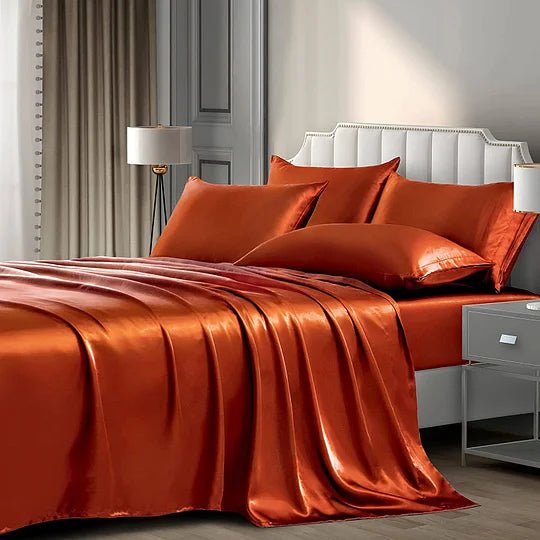 25 Momme Mulberry Silk Bedding Set Luxury Soft 4 Piece