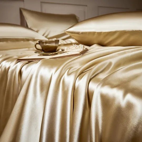 25 Momme Mulberry Silk Bedding Set Luxury Soft 4 Piece