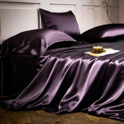 25 Momme Mulberry Silk Bedding Set Luxury Soft 4 Piece