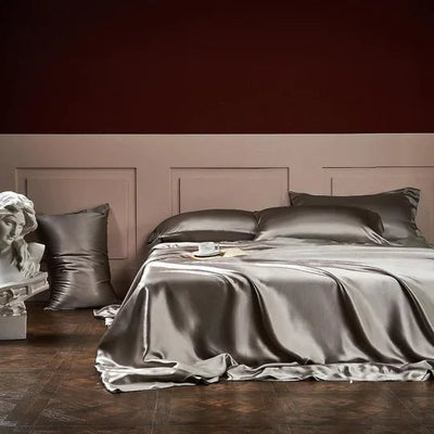 25 Momme Mulberry Silk Bedding Set Luxury Soft 4 Piece