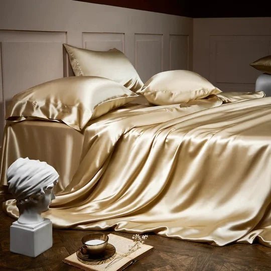 25 Momme Mulberry Silk Bedding Set Luxury Soft 4 Piece