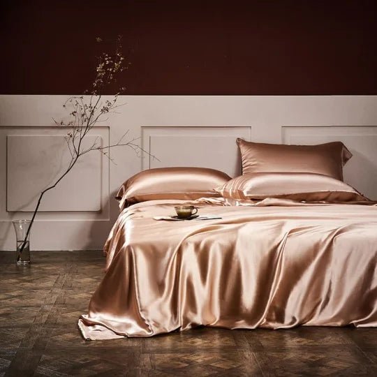 25 Momme Mulberry Silk Bedding Set Luxury Soft 4 Piece