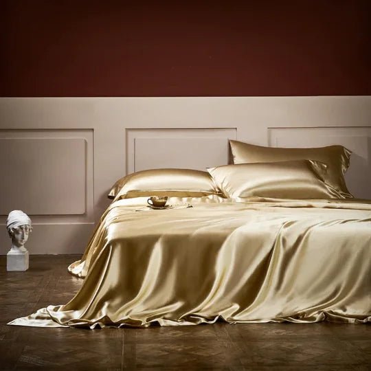 25 Momme Mulberry Silk Bedding Set Luxury Soft 4 Piece