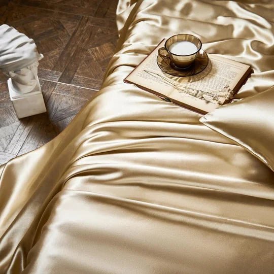 25 Momme Mulberry Silk Bedding Set Luxury Soft 4 Piece