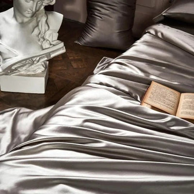 25 Momme Mulberry Silk Bedding Set Luxury Soft 4 Piece