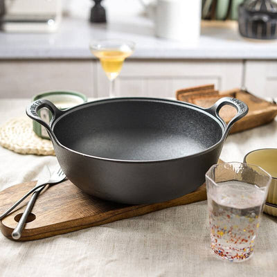 Cast Iron Pot Uncoated Durable Non Stick Cooking Pan