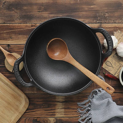 Cast Iron Pot Uncoated Durable Non Stick Cooking Pan