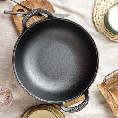 Cast Iron Pot Uncoated Durable Non Stick Cooking Pan