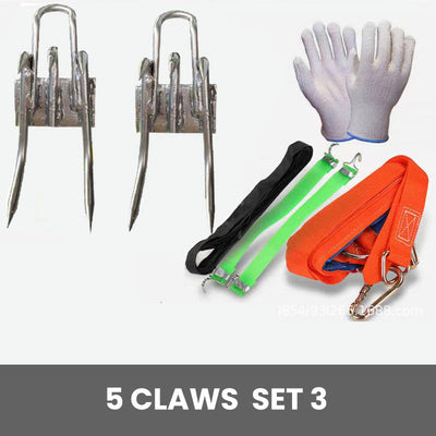 Cat Claw Tree Climbing Shoes Set Anti Slip Outdoor Gear