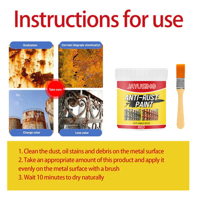 Rust Converter Paint For Metal Weatherproof Protection And Treatment