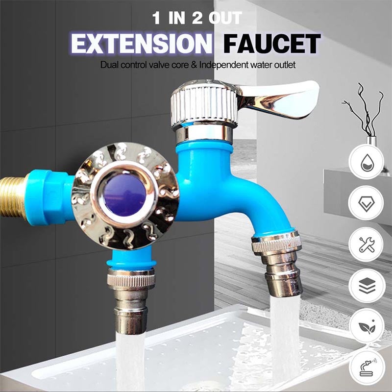Outdoor Antifreeze Dual Control Faucet For Winter Water Management