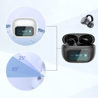 Ear Clip-on Intelligent Translation Headset With Color Screen Display