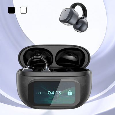 Ear Clip-on Intelligent Translation Headset With Color Screen Display