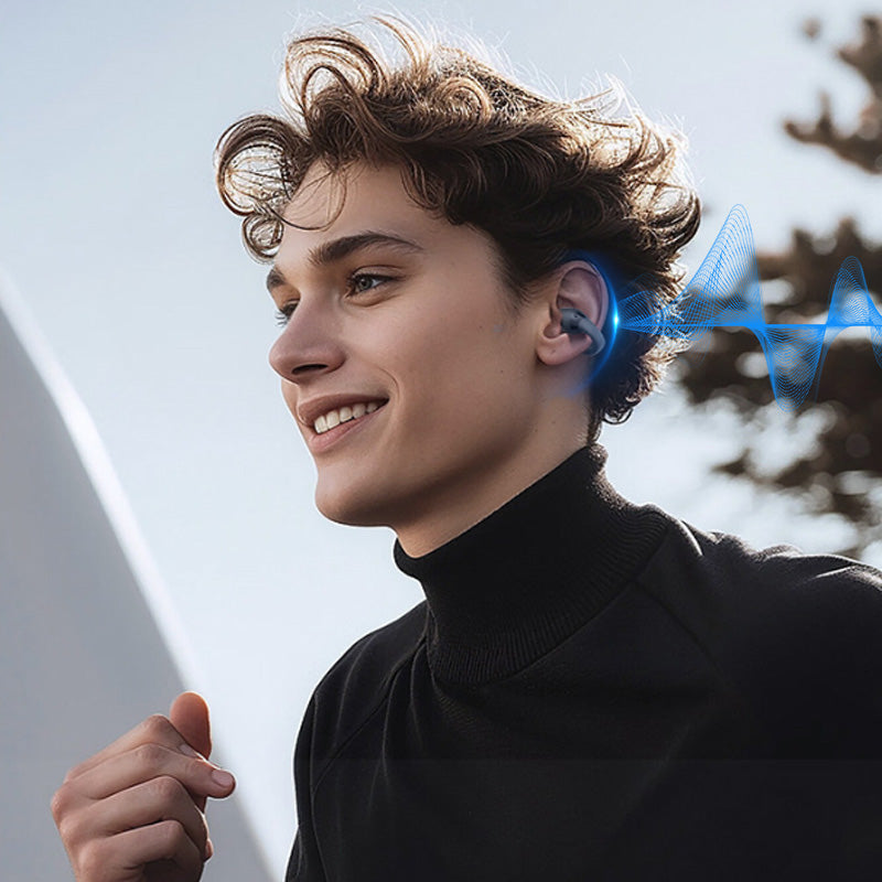 Ear Clip-on Intelligent Translation Headset With Color Screen Display