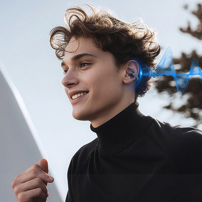 Ear Clip-on Intelligent Translation Headset With Color Screen Display