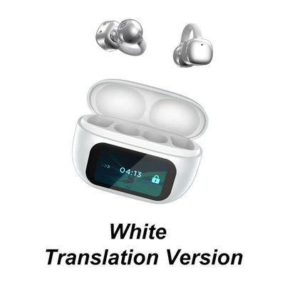 Ear Clip-on Intelligent Translation Headset With Color Screen Display
