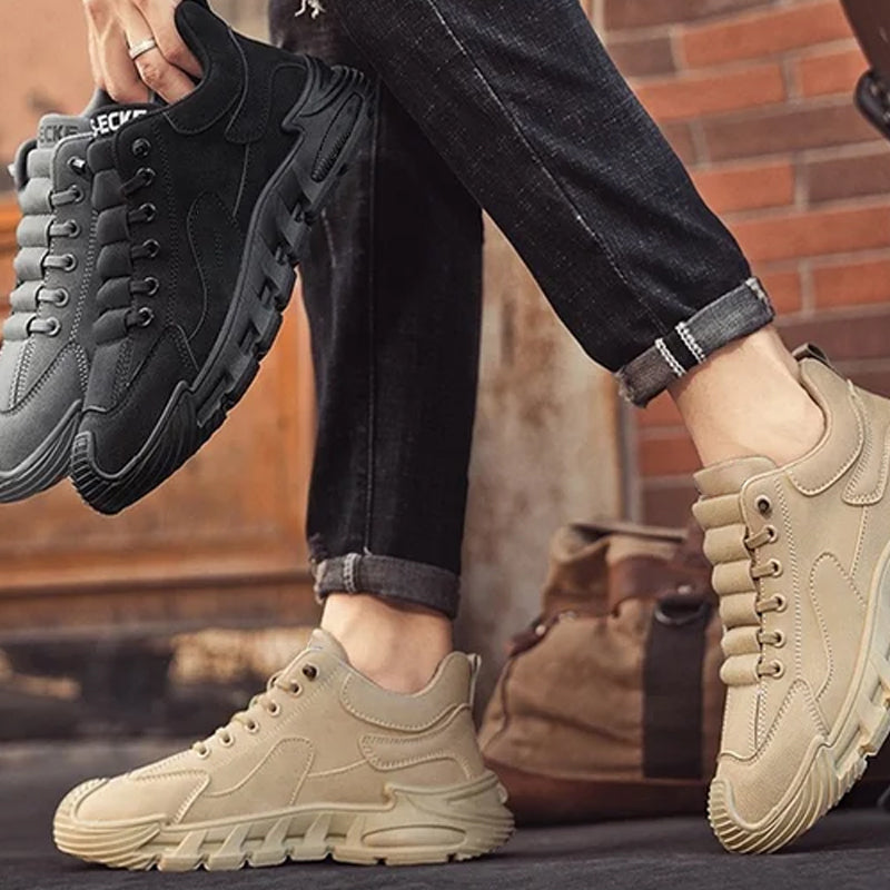 Men's Casual Walking Shoes Thick Sole Non Slip Comfort Sneakers