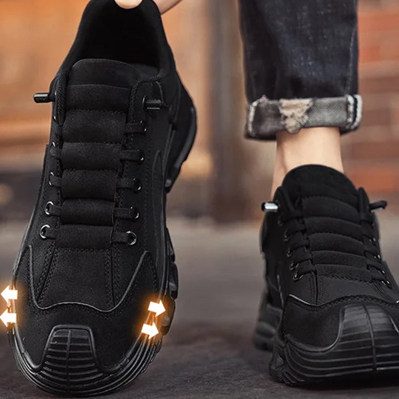Men's Casual Walking Shoes Thick Sole Non Slip Comfort Sneakers