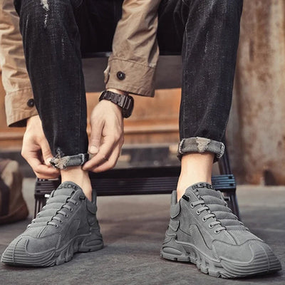 Men's Casual Walking Shoes Thick Sole Non Slip Comfort Sneakers