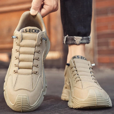 Men's Casual Walking Shoes Thick Sole Non Slip Comfort Sneakers