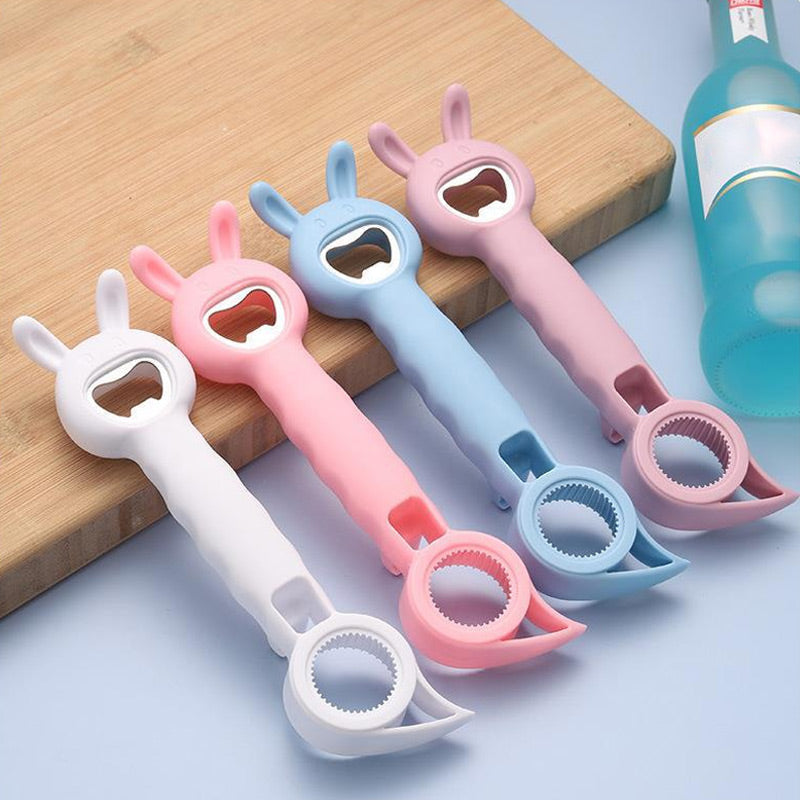 4 In 1 Bottle Opener Multi Functional Tool For Easy Use