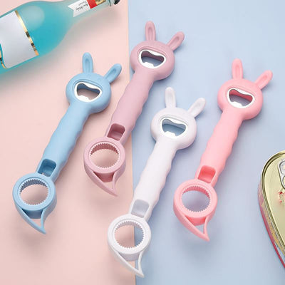 4 In 1 Bottle Opener Multi Functional Tool For Easy Use