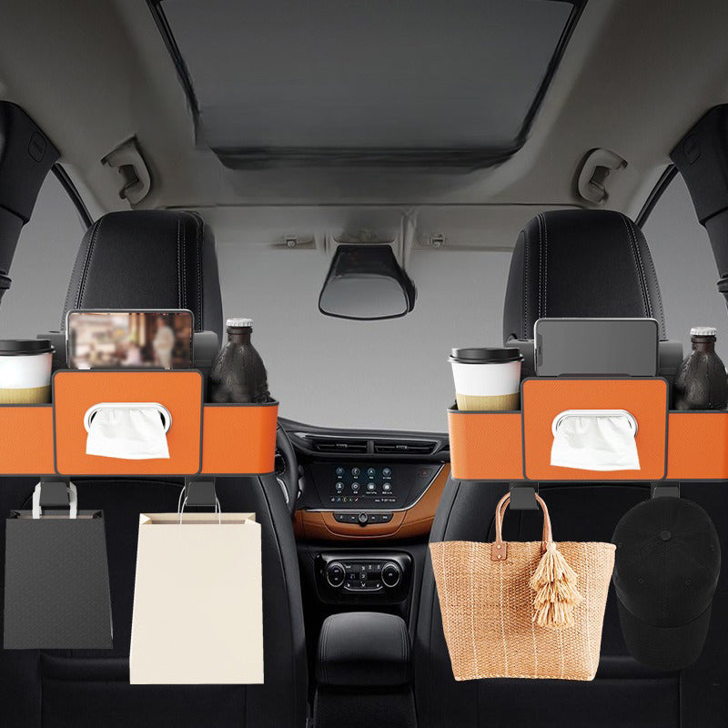 Car Seat Back Storage Bag Waterproof Organizer Multi Pocket Holder