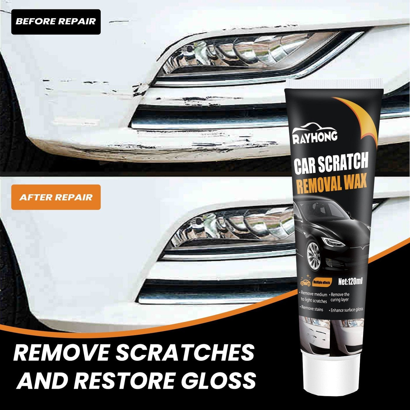 Car Scratch Repair Wax Effective Scratch Remover For Cars