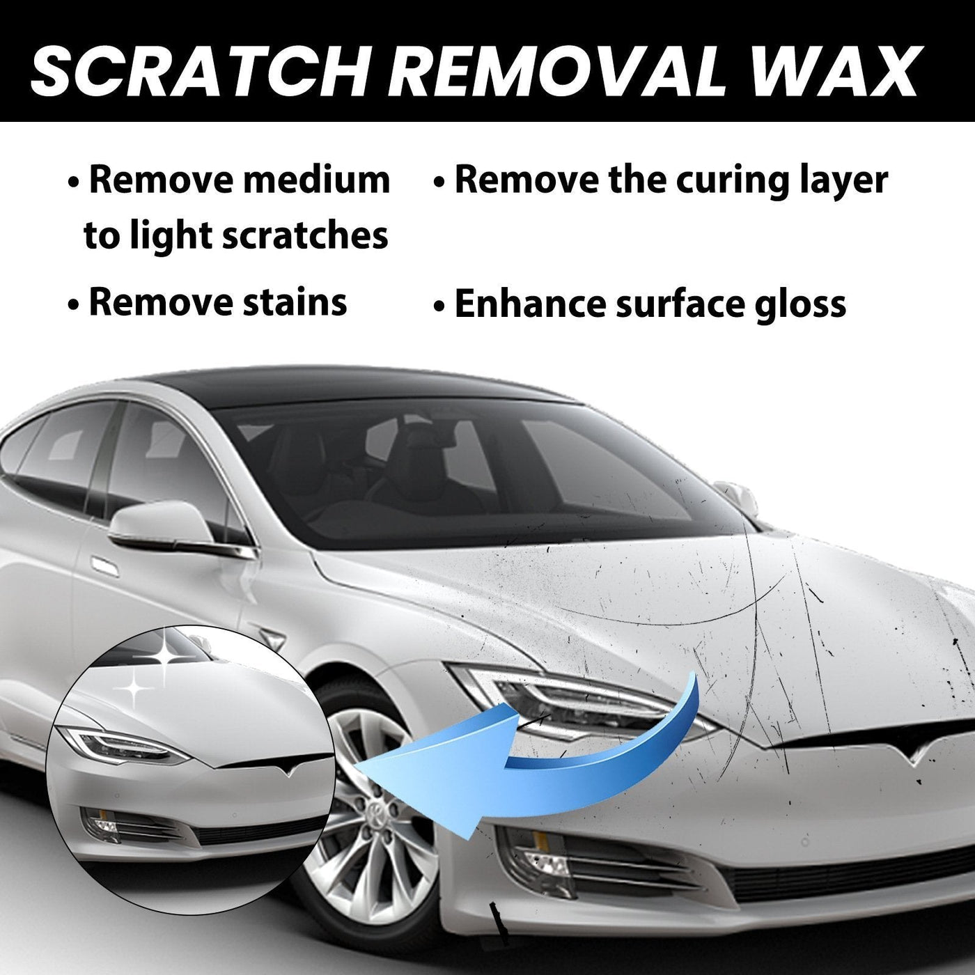 Car Scratch Repair Wax Effective Scratch Remover For Cars
