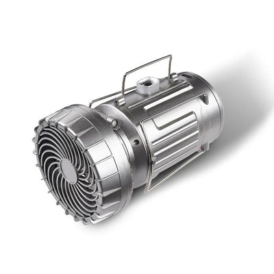 Portable Solar Light And Fan For Outdoor Adventure Use