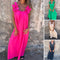 Floral Straps U Neckline Solid Women's Summer Dresses