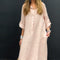 Summer Cotton Linen Maxi Dress Lightweight Casual Wear