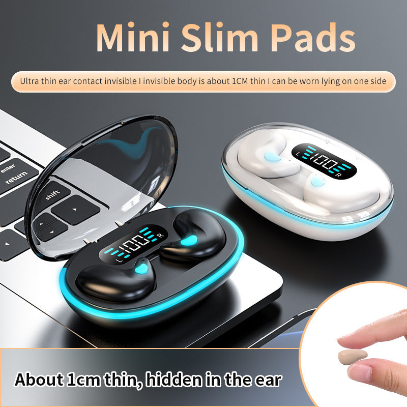 Mini Ultra-Thin Noise Canceling Sleep Earphones With Long Battery Life