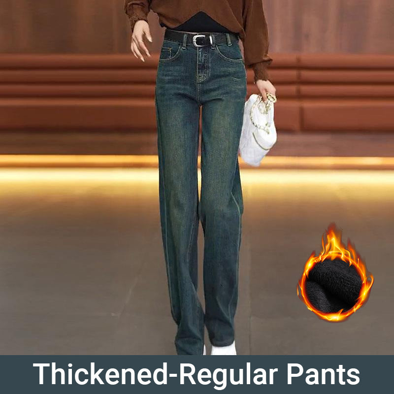 Women’s Loose Fit Straight Jeans Comfortable Stylish Casual Denim