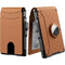 Slim RFID Blocking Wallet For Men Leather Pop Up Aluminum Case Money Clip