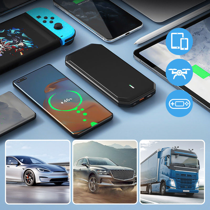 Bluetooth Retractable Car Charger 120W Fast Multifunctional Adapter